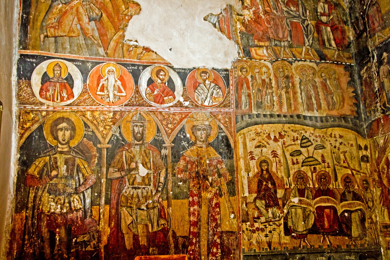 Interno della Chiesa di Santa Maria, Mborja, Korça, Albania da Unknown