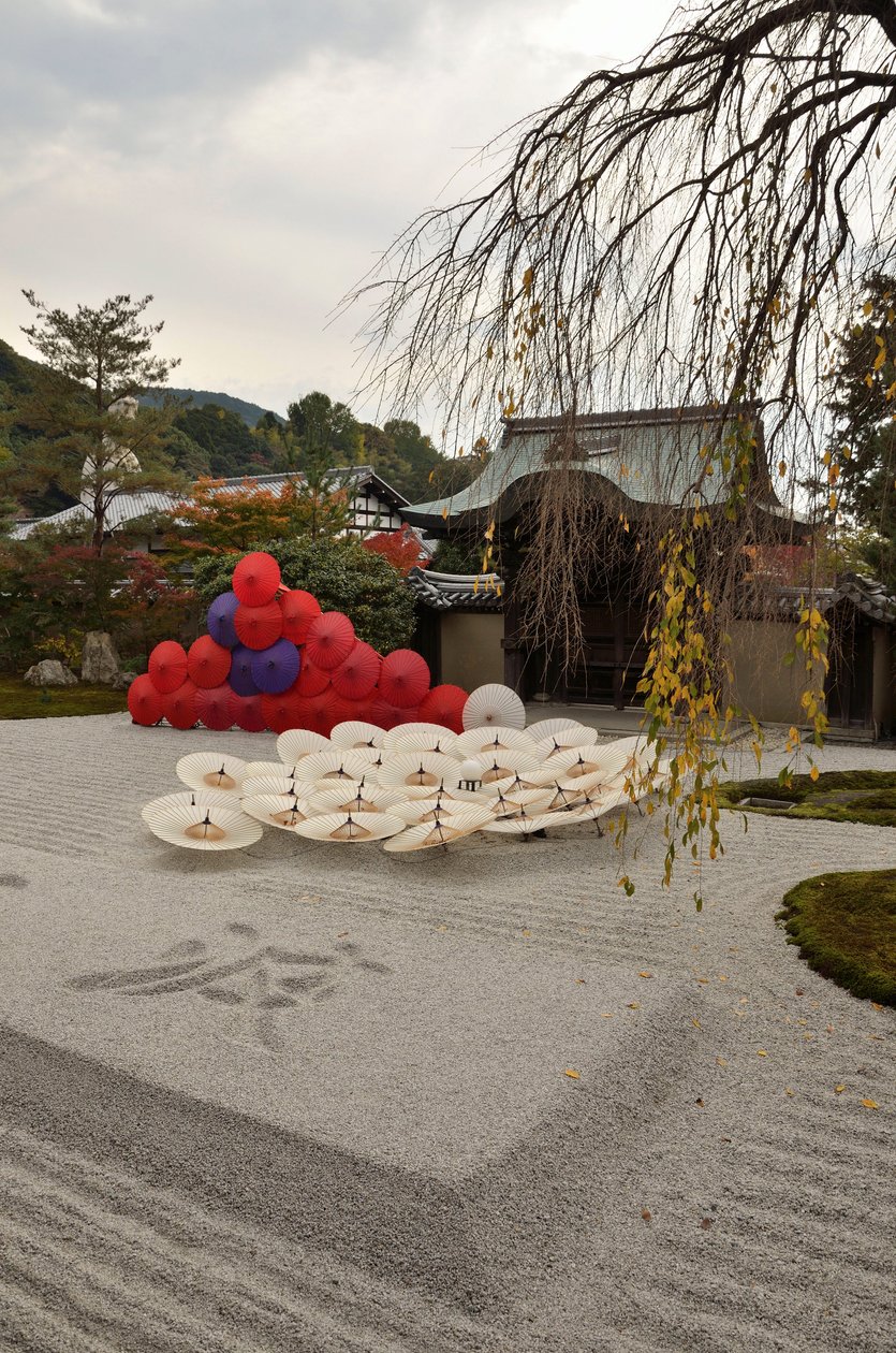 Kodai-ji o Kodaijusho-Zenji - Kyoto (Giappone) - Periodo Edo - Tempio buddista - Giardino con stagno e karesansui (giardino paesaggistico secco) - Fondato nel 1605 da Kita no Mandokoro (moglie di Toyotomi Hideyoshi) da Unknown