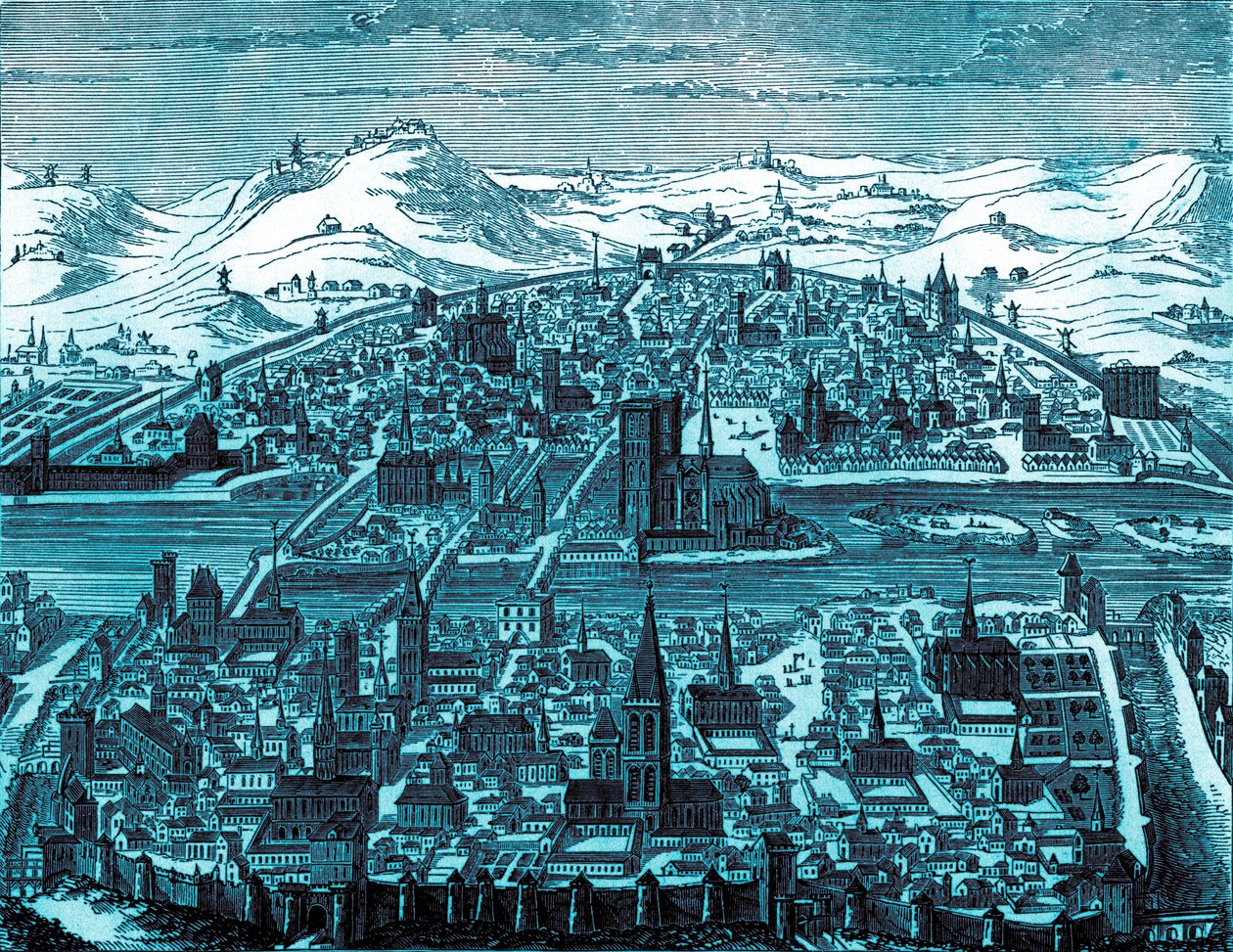 Parigi nel 1607 da Unknown