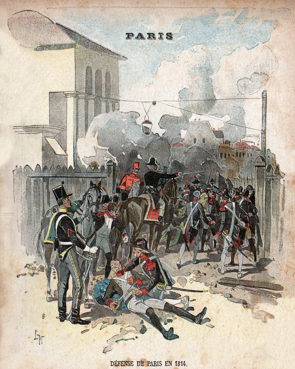 Assedio di Parigi, 1815 da Unknown