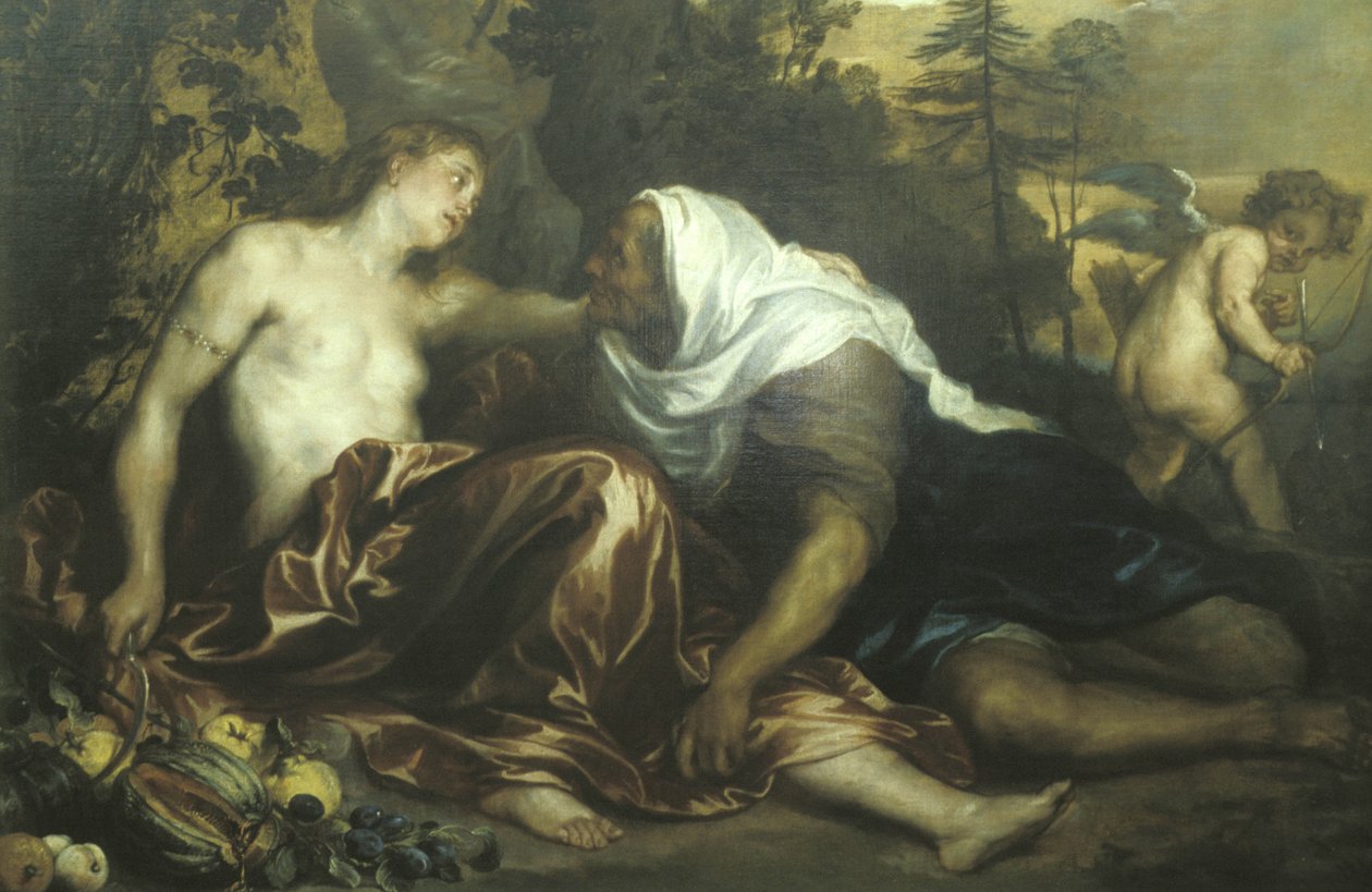 Vertunno e Pomona, opera di Van Dyck, Palazzo Bianco, Genova, Liguria, Italia da Unknown