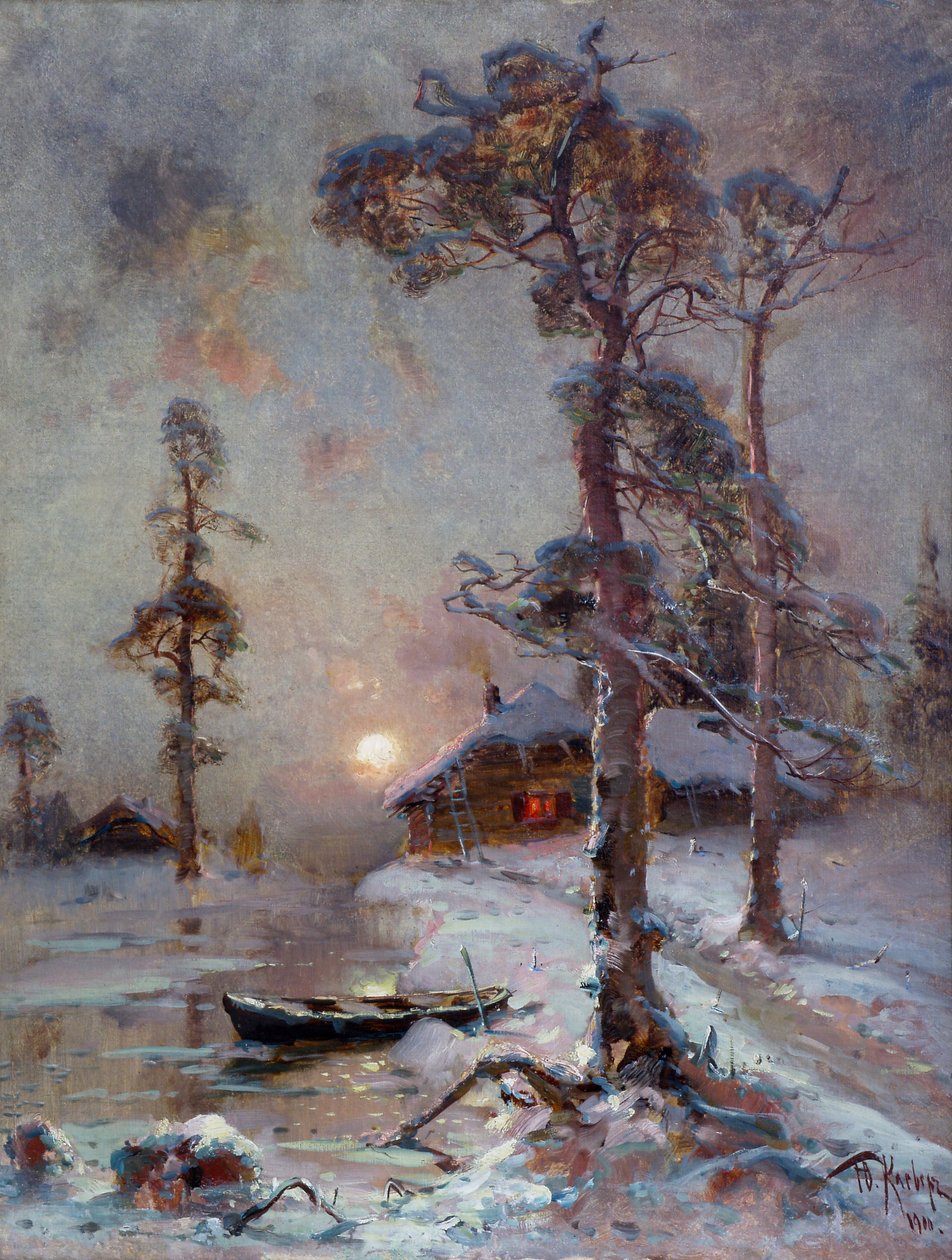 Tramonto invernale da Юлий Юльевич Клевер