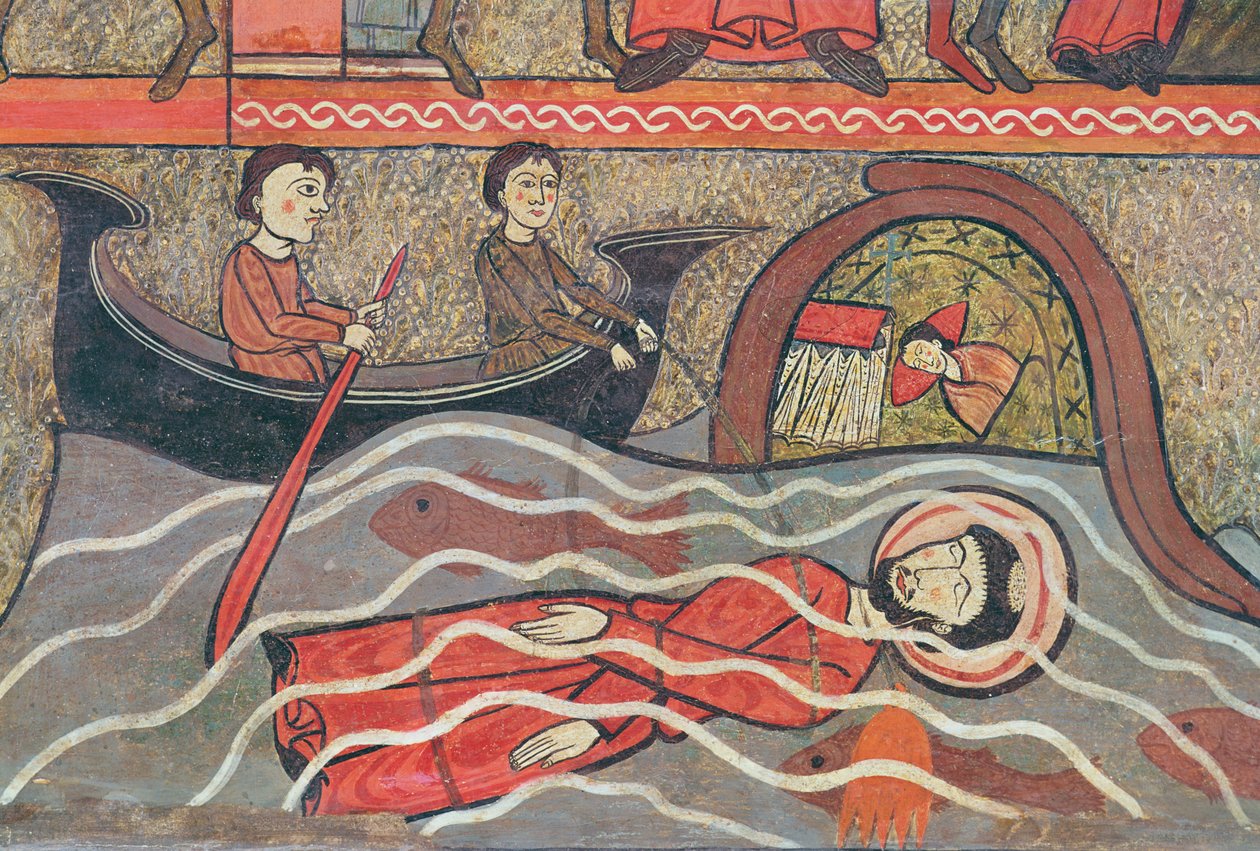Martirio di San Clemente, dettaglio di un frontale d