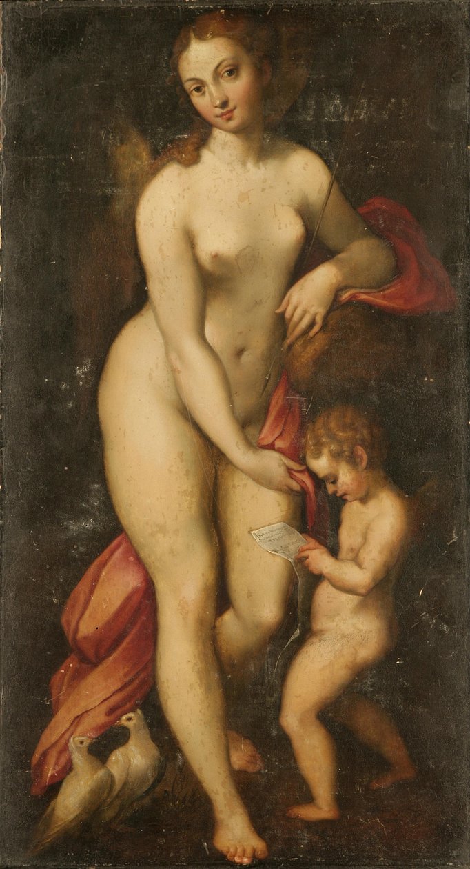 Venere e Cupido da Antonio da Correggio