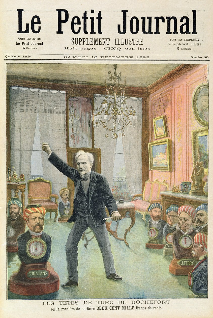 I ragazzi della frusta di Rochefort, o come fare duecentomila franchi, dalla prima pagina del supplemento illustrato di 