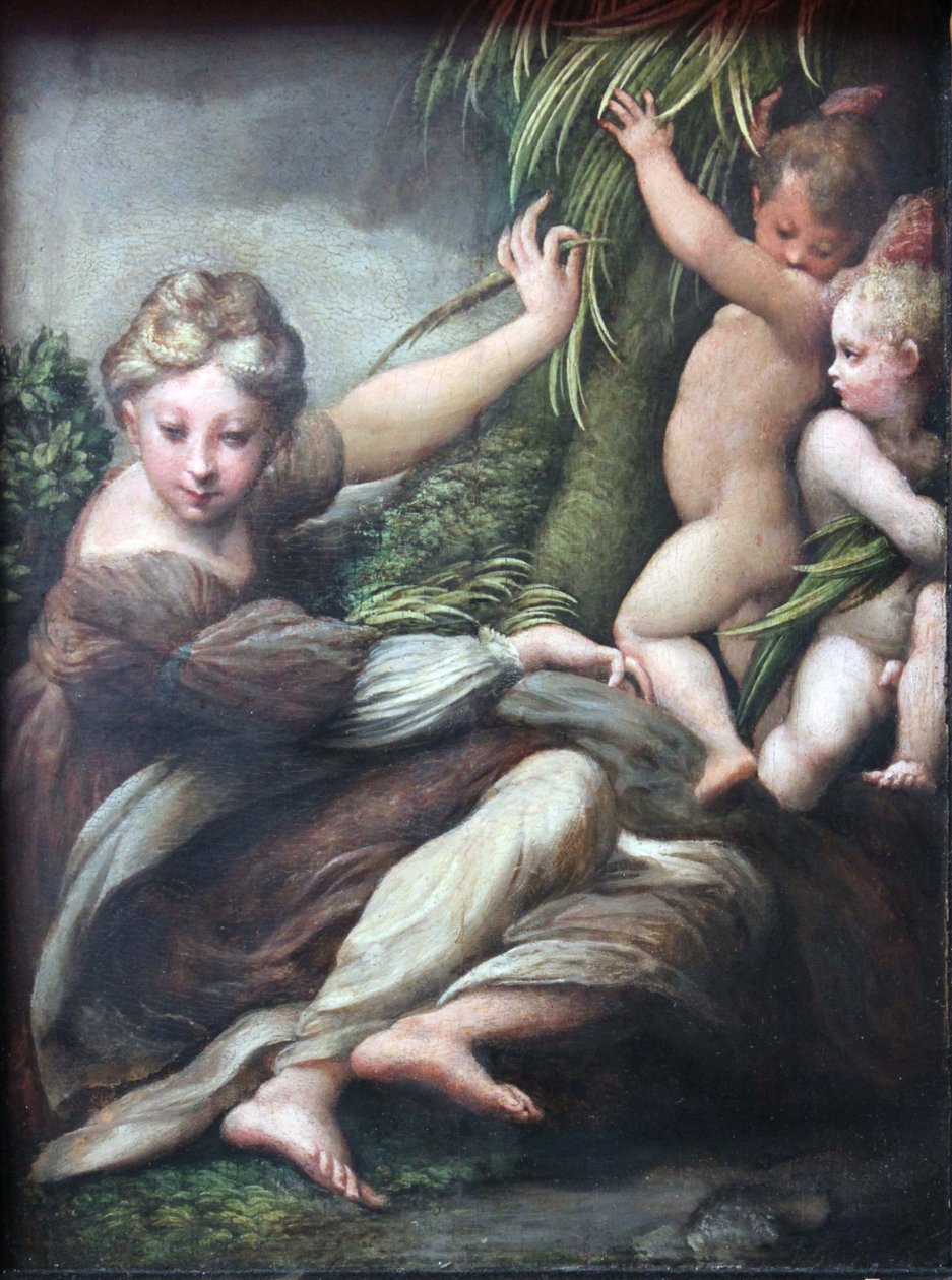 Martire con Due Angioletti da Parmigianino
