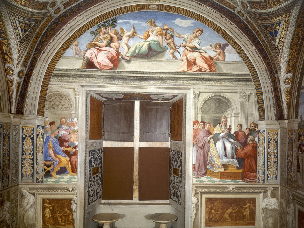 Virtù Cardinali e Teologali da Raffaello Sanzio Raphael