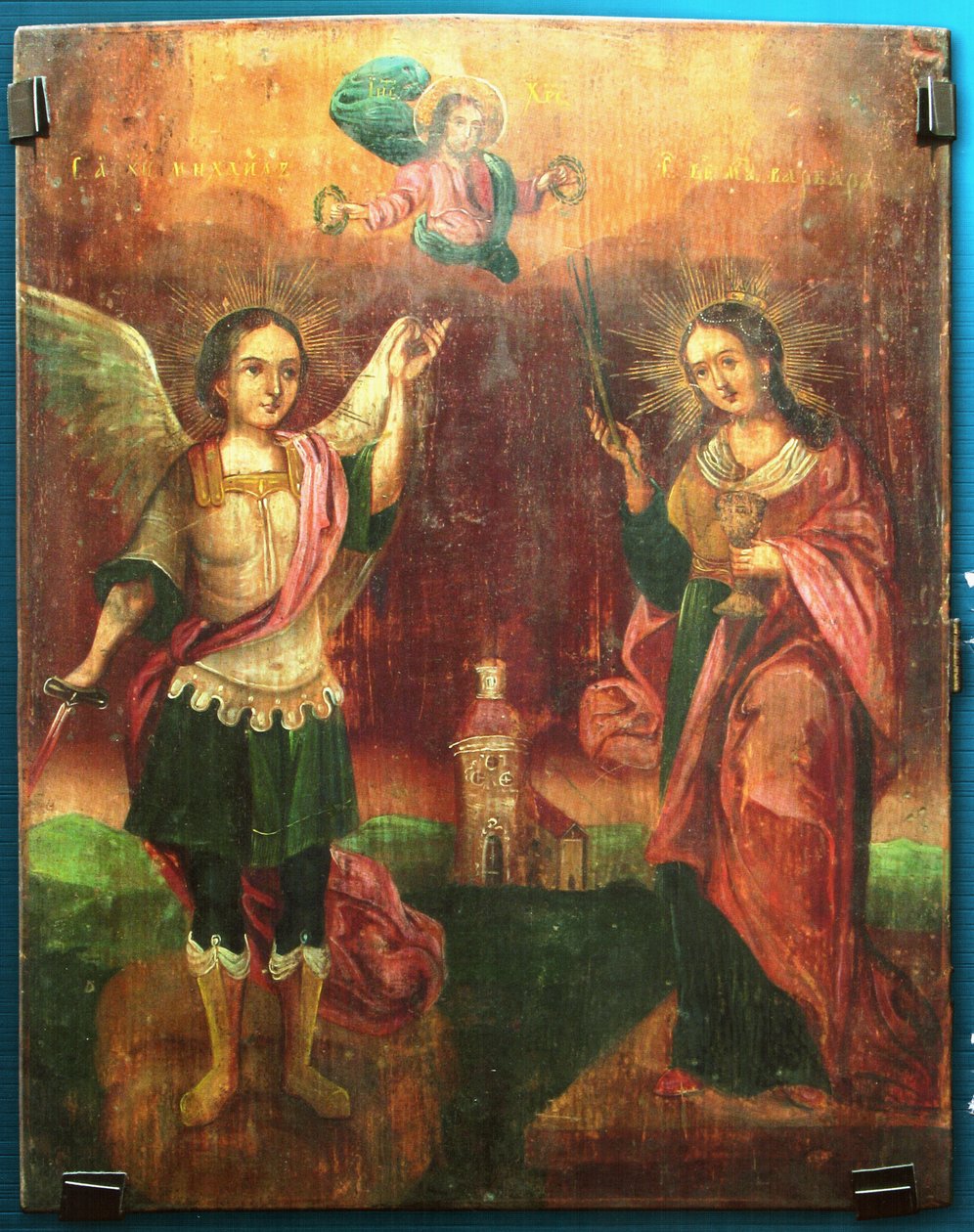 San Mikhail e Santa Varvara da Unknown