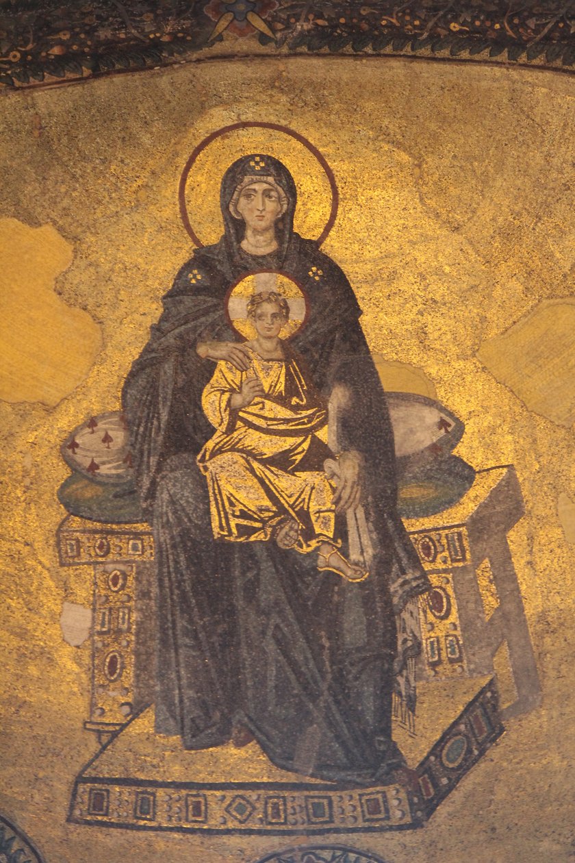 Theotokos in Hagia Sophia da Unknown