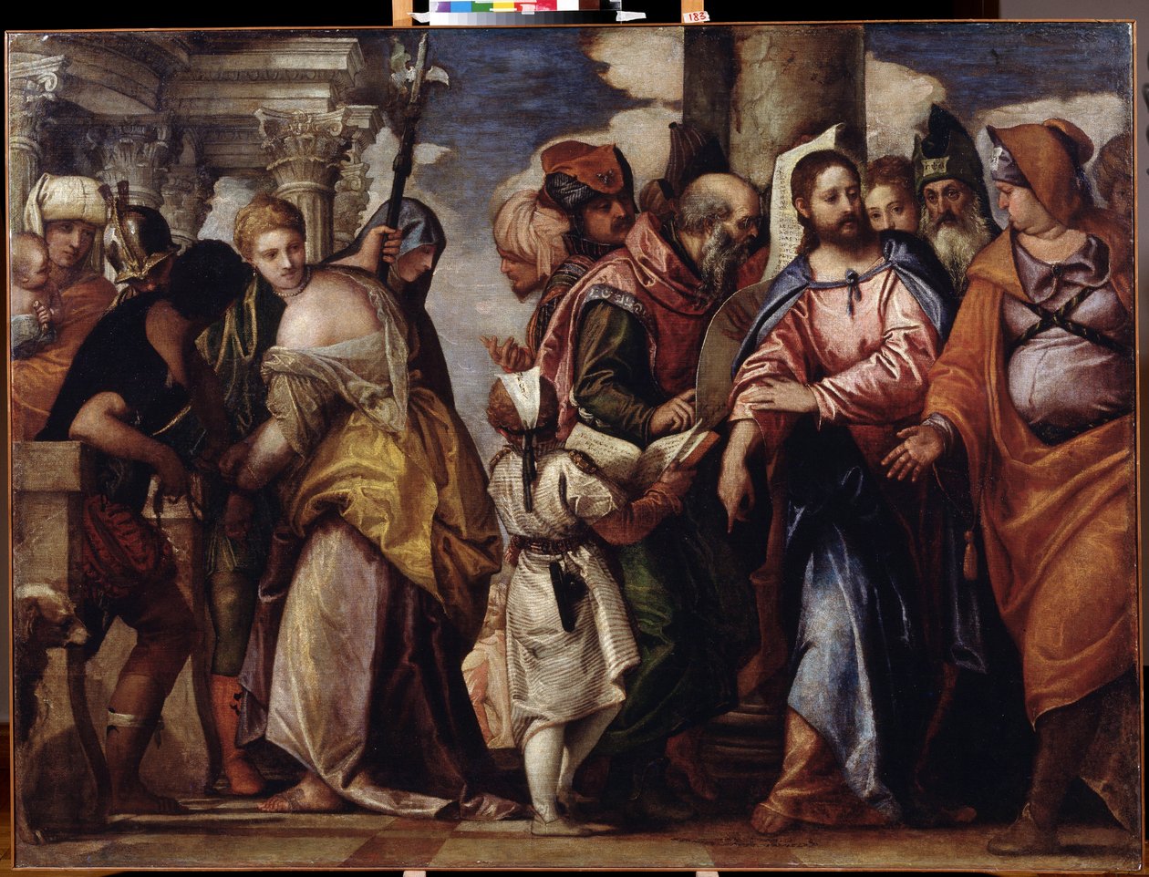Cristo e la donna sorpresa in adulterio da Veronese