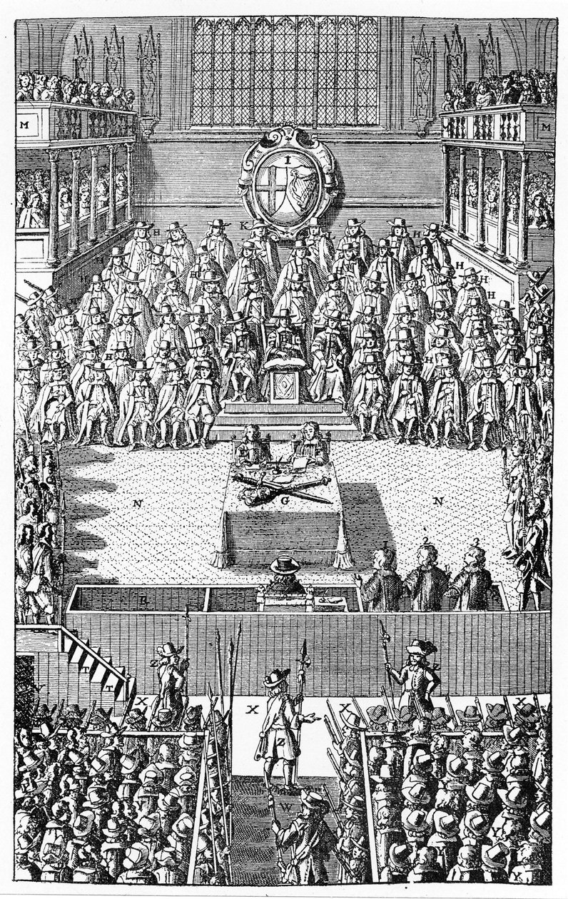 Processo di Carlo I, gennaio 1649 da (after) English School