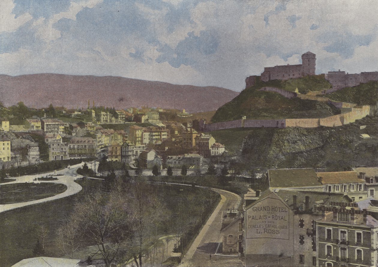 Lourdes, Vista generale da (after) French Photographer