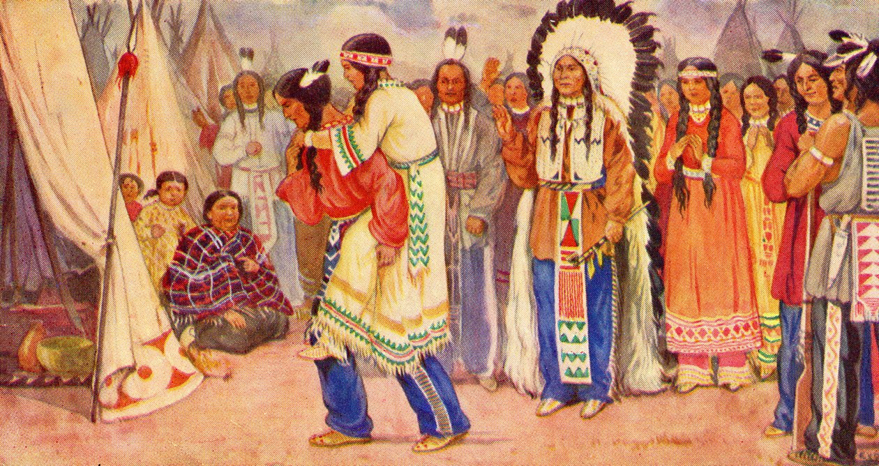 Un matrimonio nativo americano da Unknown