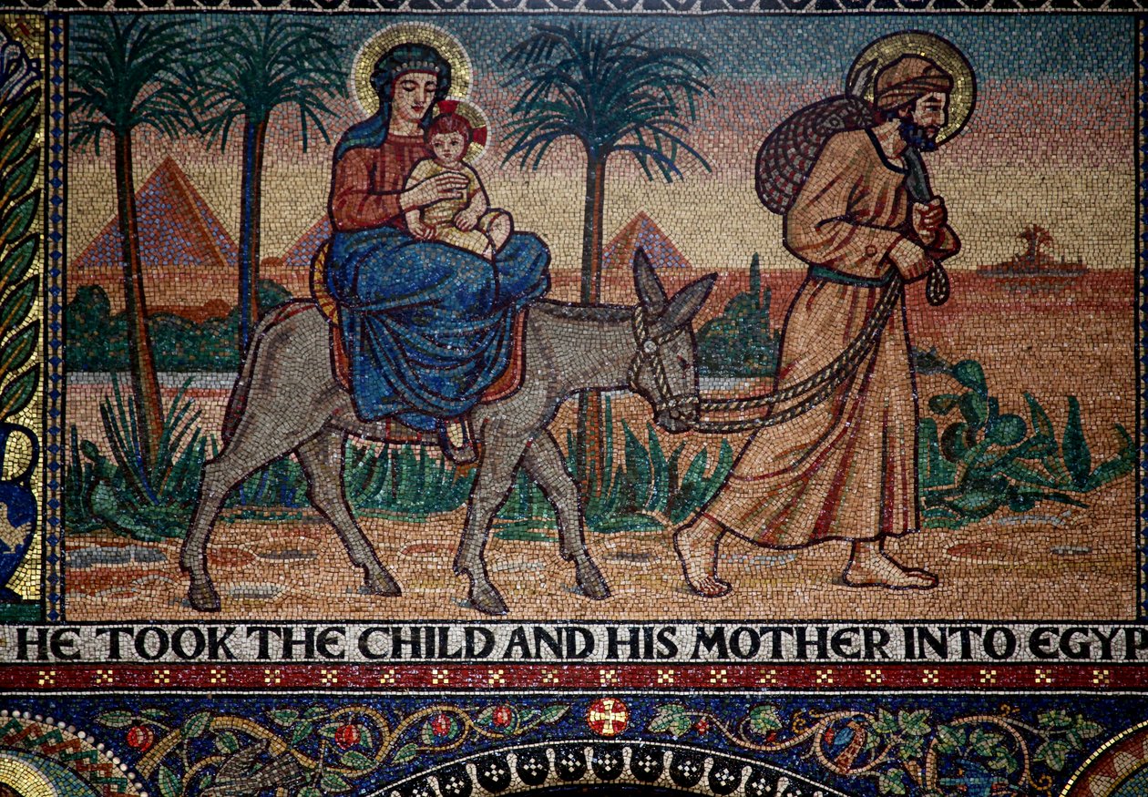 Droitwich, Chiesa del Sacro Cuore e Santa Caterina: Mosaici di Frank Peacock e Gabriel Pippet, anni 1920 da Unknown