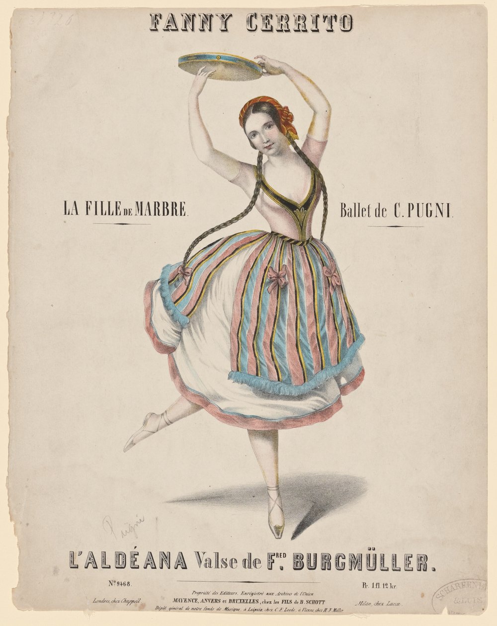 Fanny Cerrito, 1840 da Unknown