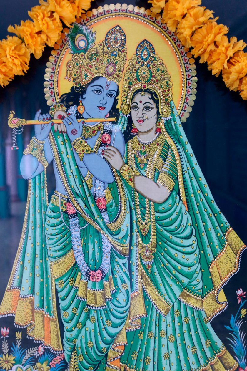 Krishna e Radha, Tempio Sri Thenday Yutthapani, Ho Chi Minh City, Vietnam da Unknown