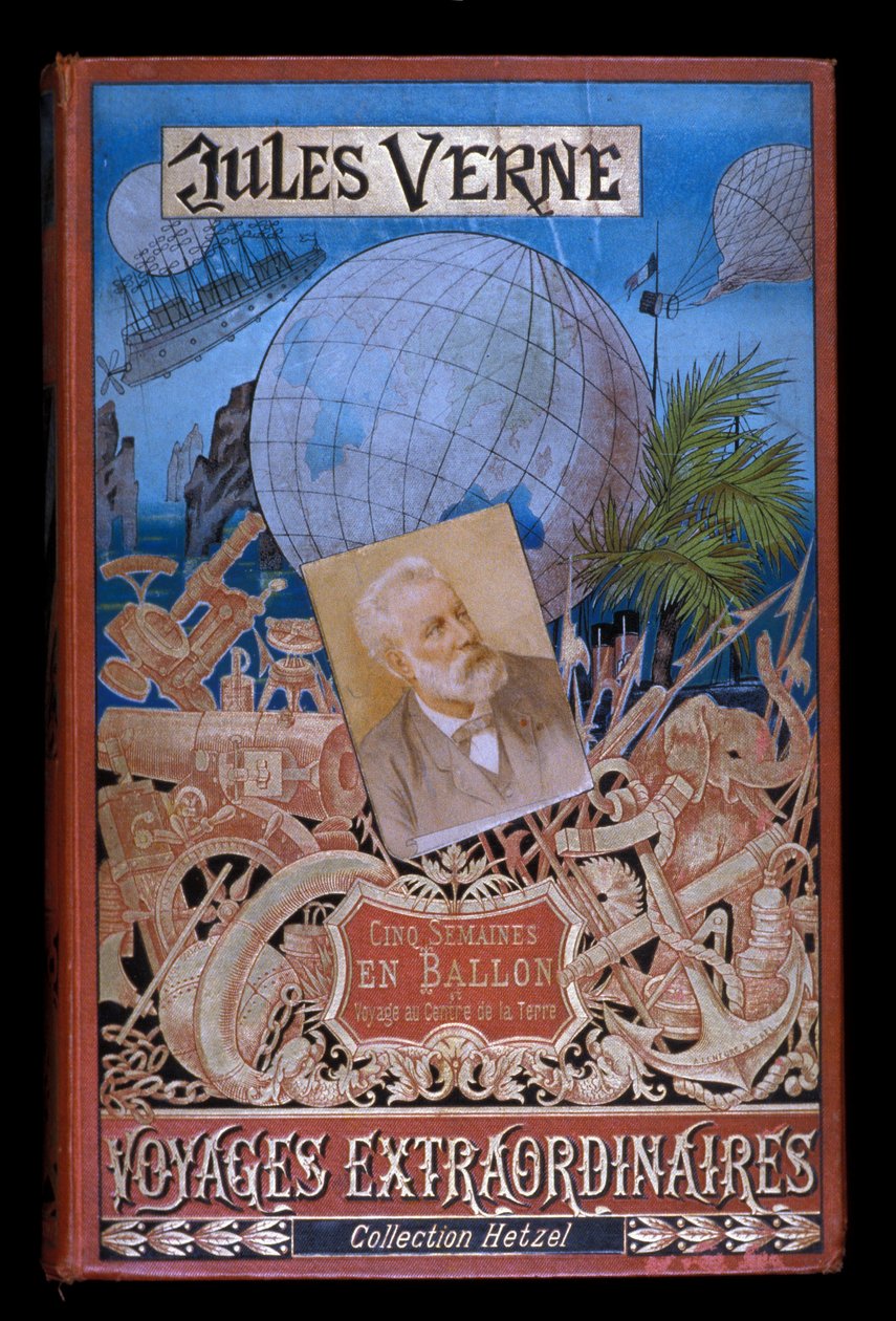 Loire Atlantique N* 189 - Nantes - Musee Jules Verne - Prima edizione di “Cinque settimane in pallone” da Unknown