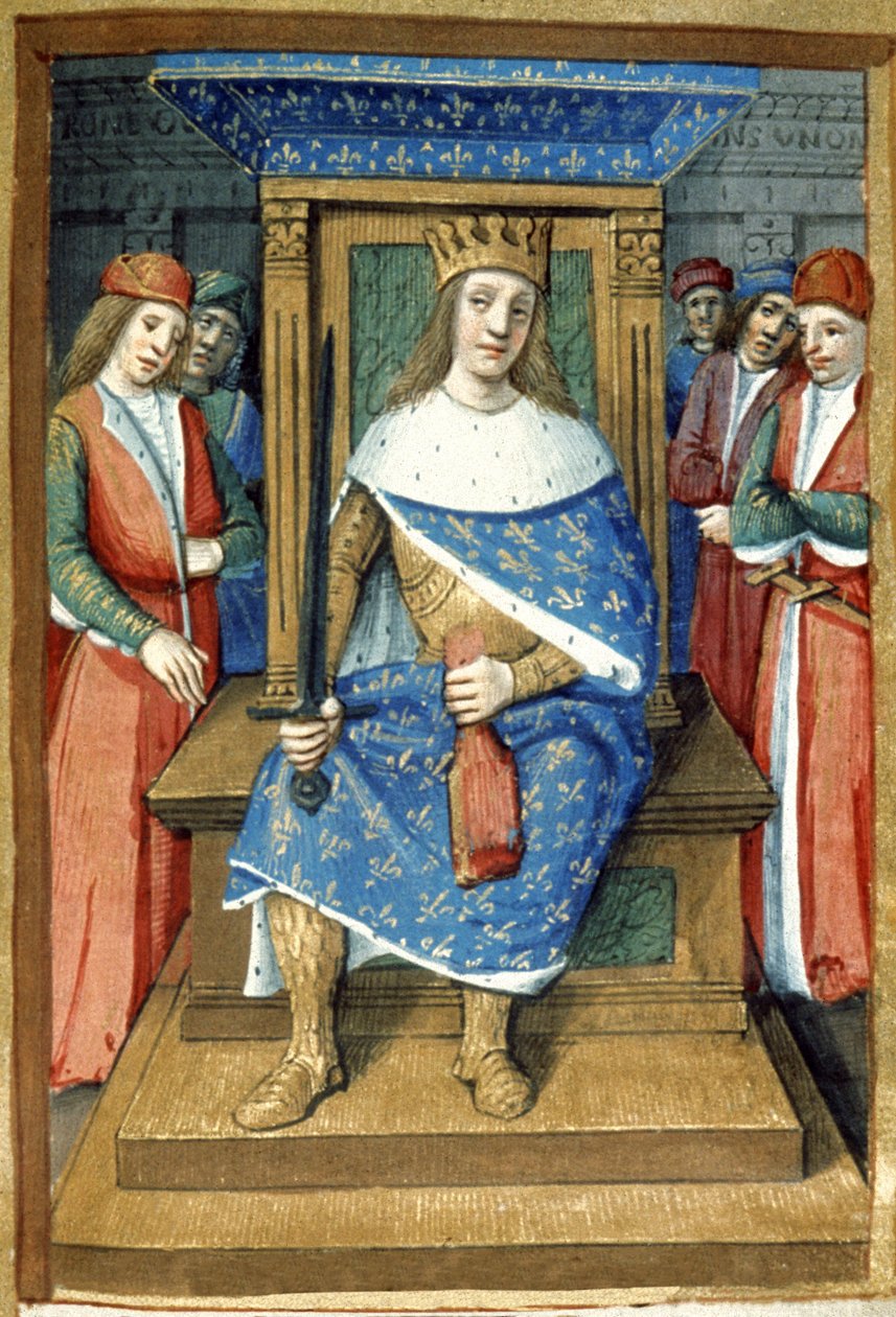 Luigi IX di Francia da Unknown