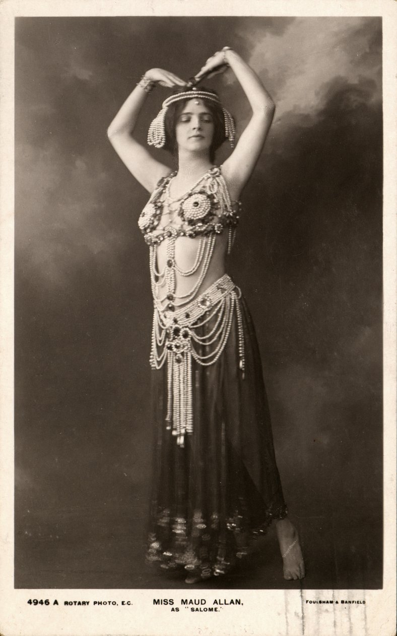 Miss Maud Allan come Salomè da Unknown