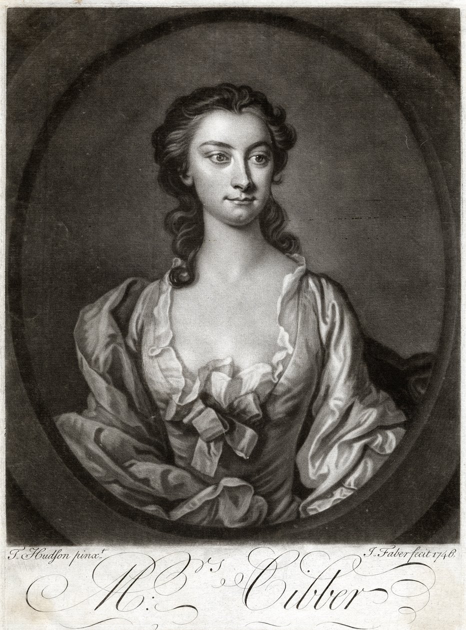 Mrs Cibber (Susanna Maria), 1746 da Unknown