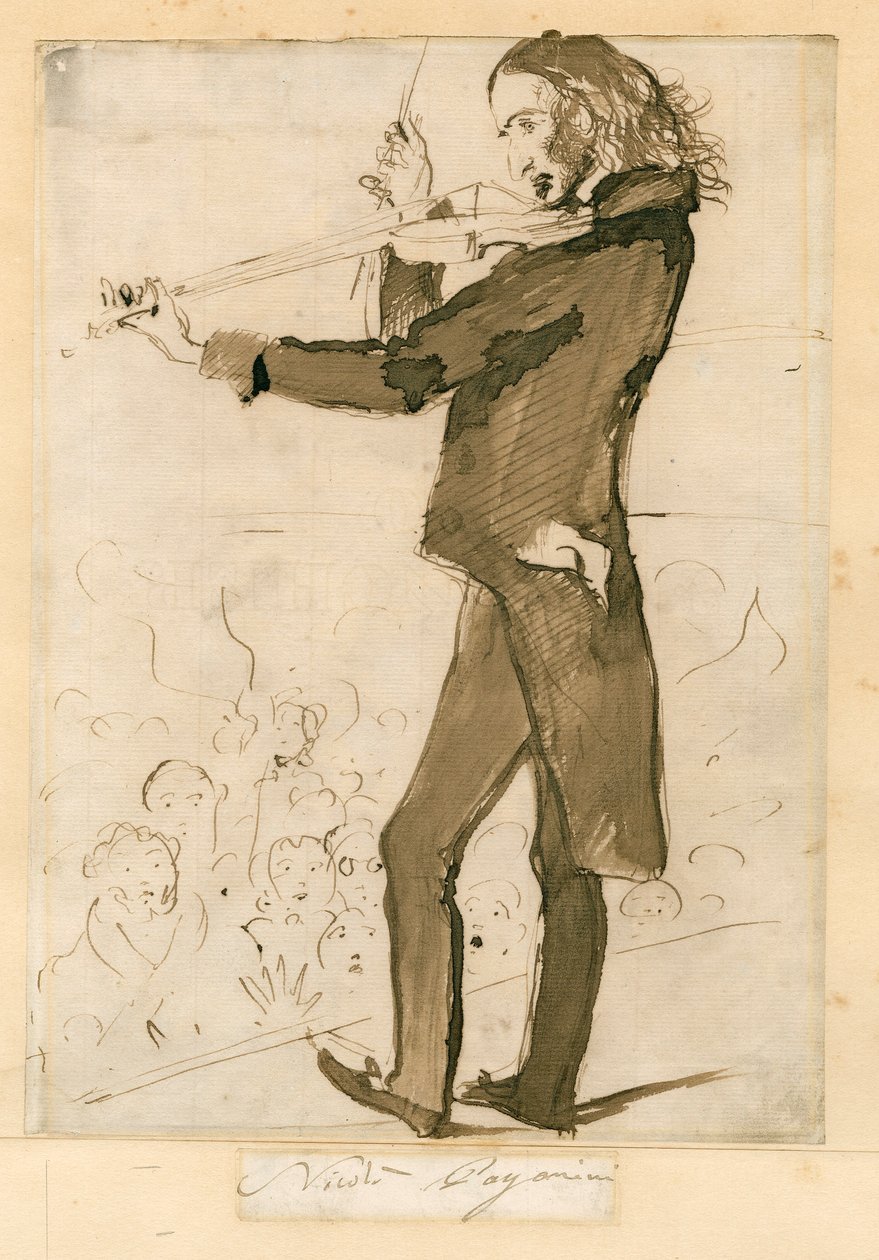 Ritratto di Niccolò Paganini da Unknown