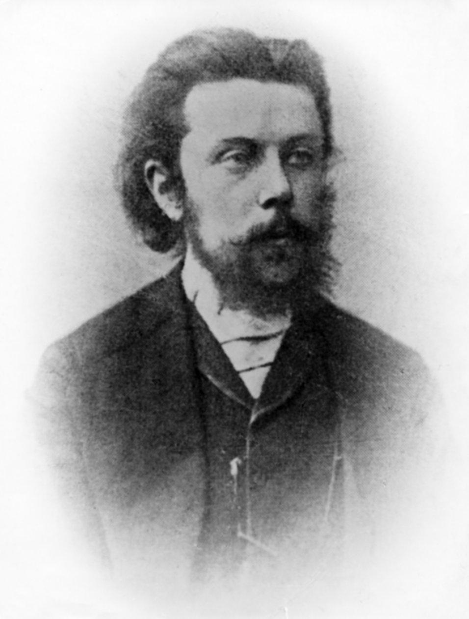 Compositore russo Modest Mussorgsky (1835-1881) da Unknown