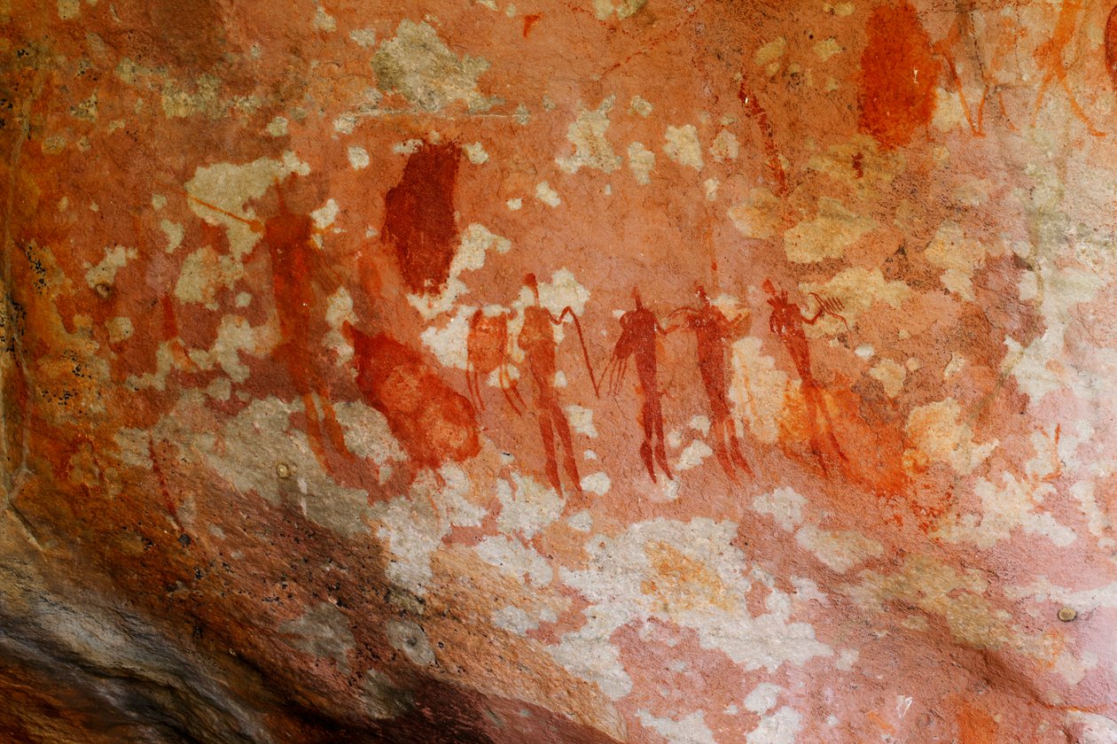 Arte rupestre dei San da Unknown