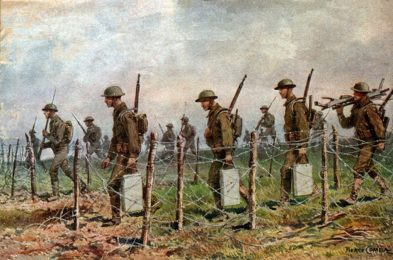 Soldati americani, 1917 da Unknown