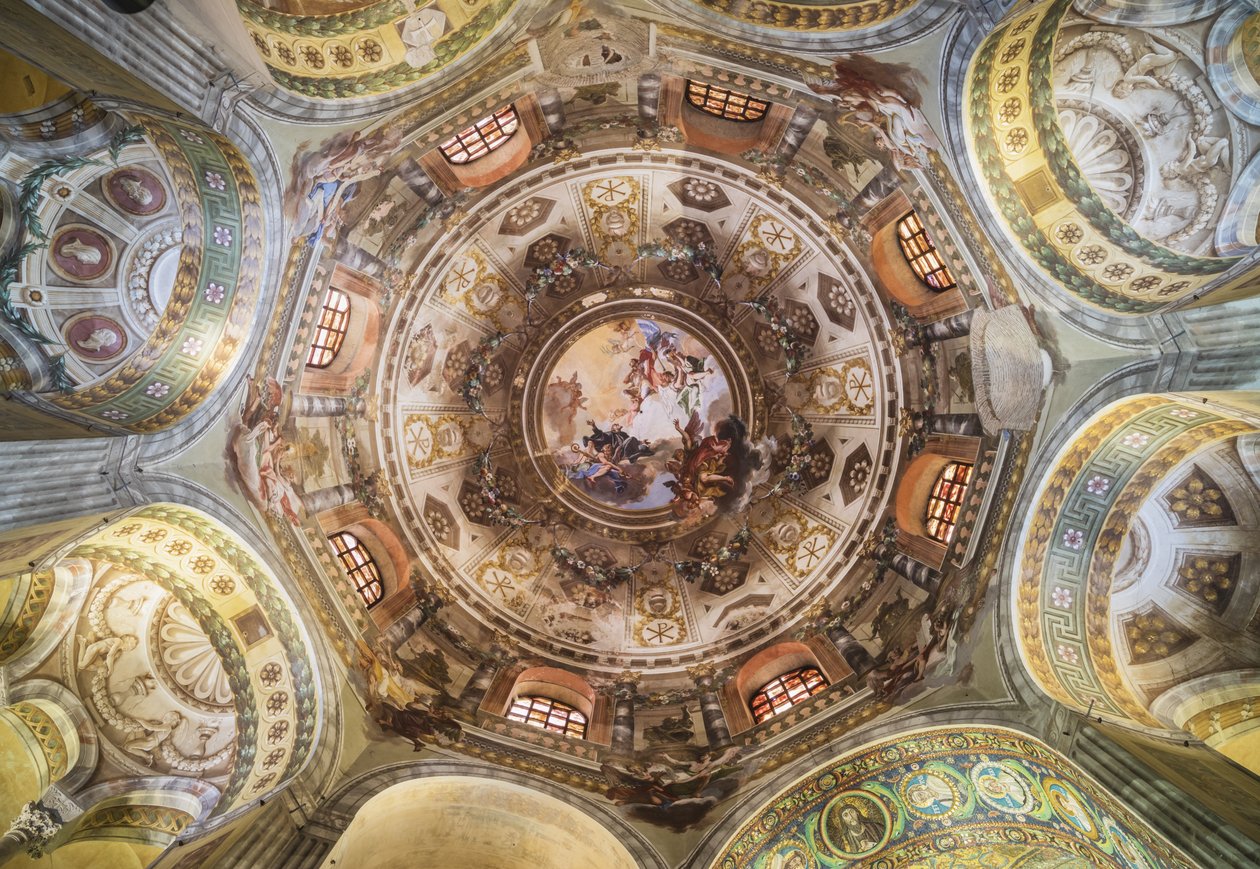 La cupola nella basilica di San Vitale, Ravenna, Provincia di Ravenna, Italia da Unknown