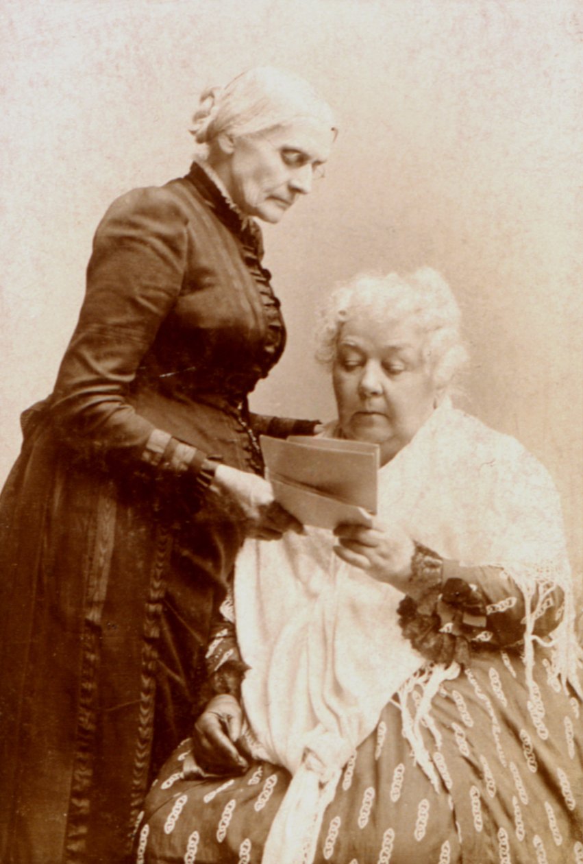 Elizabeth Cady Stanton e Susan B. Anthony, c.1880 da American Photographer