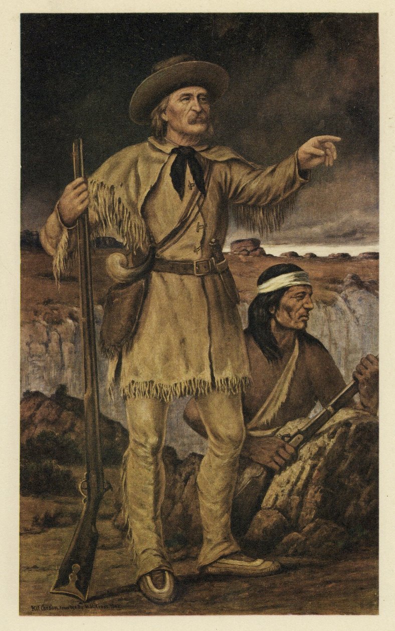 Christopher (Kit) Carson (1809 - 1868) da American School