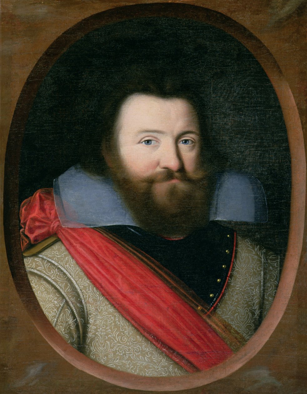 Capitano John Smith (1580-1631), 1° Governatore della Virginia, c.1616 da English School