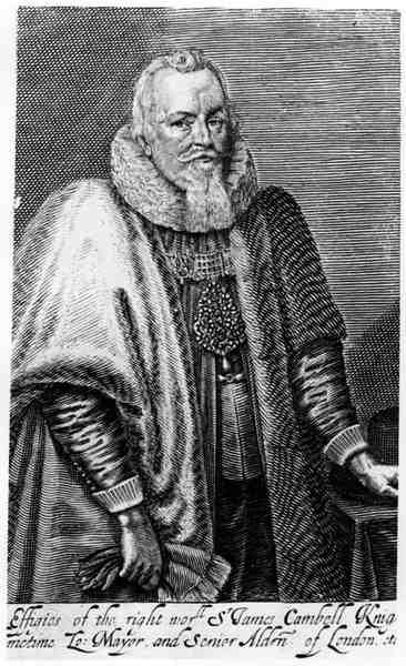 Ritratto di Sir James Cambell (1570-1642) da English School