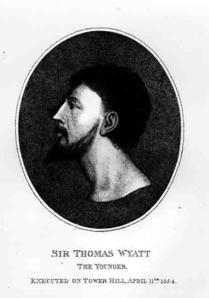 Ritratto di Sir Thomas Wyatt il Giovane (c.1521-54) da English School