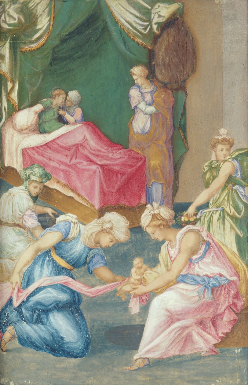 Natività della Vergine, 1625-50 da Fontainebleau School