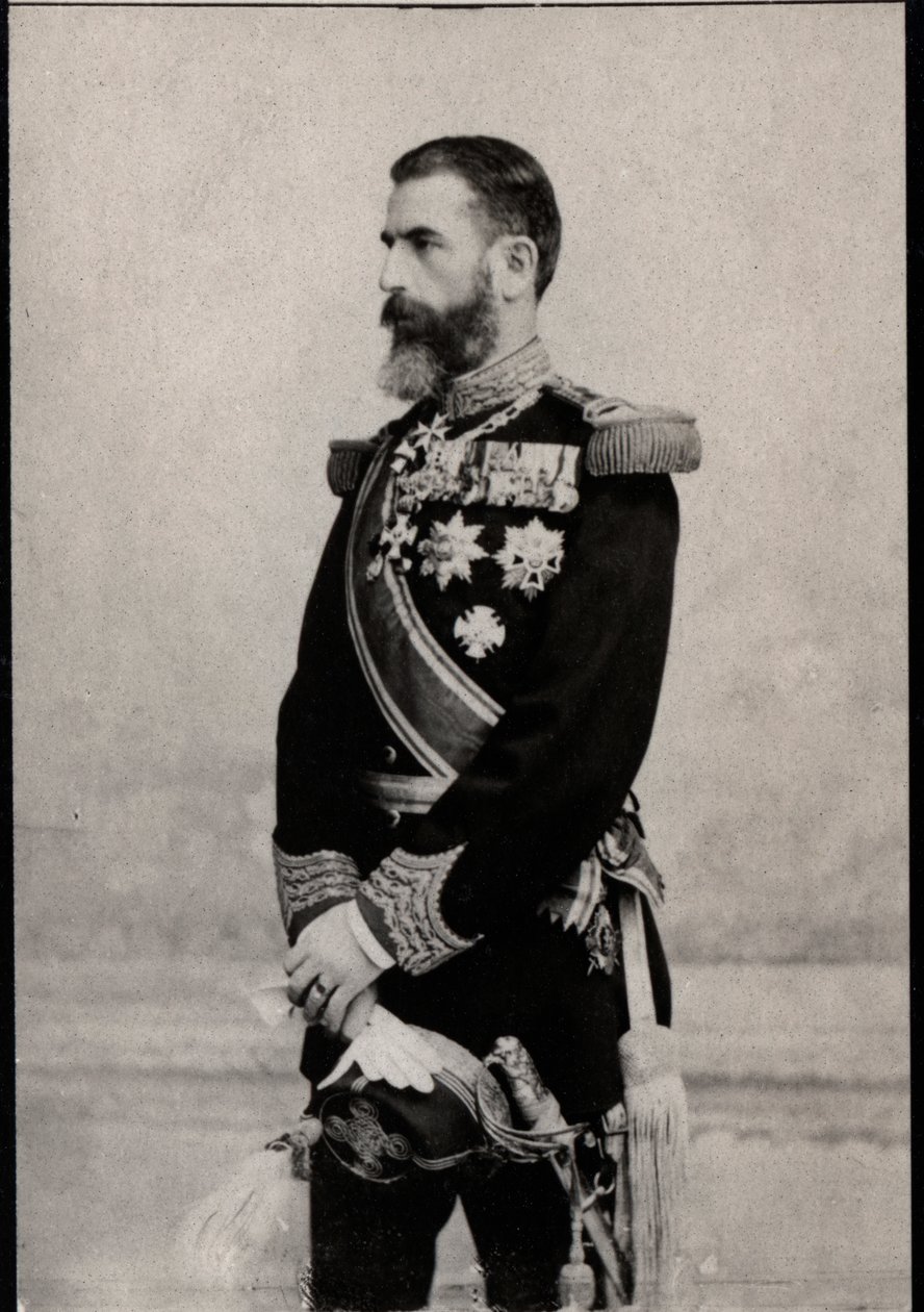 Ritratto di Carlo I di Romania (1839-1914), Re di Romania da French Photographer