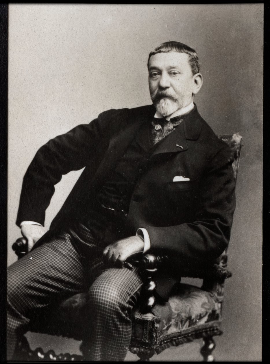 Ritratto di Ferdinand Roybet (1840-1920), pittore e incisore francese da French Photographer