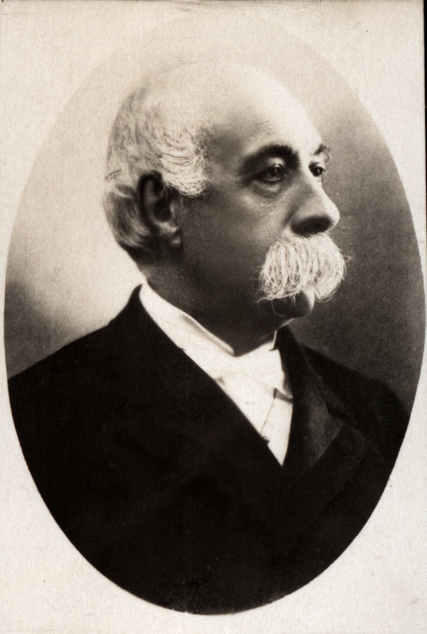 Ritratto di Francesco Crispi (1819-1901), politico italiano da French Photographer