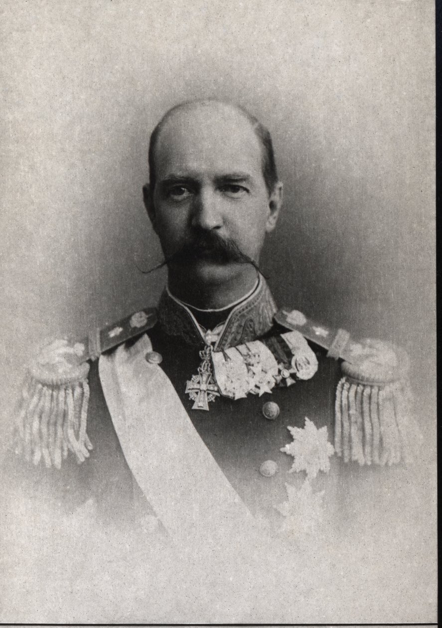 Ritratto di Giorgio I di Grecia (1845-1913), Re di Grecia da French Photographer