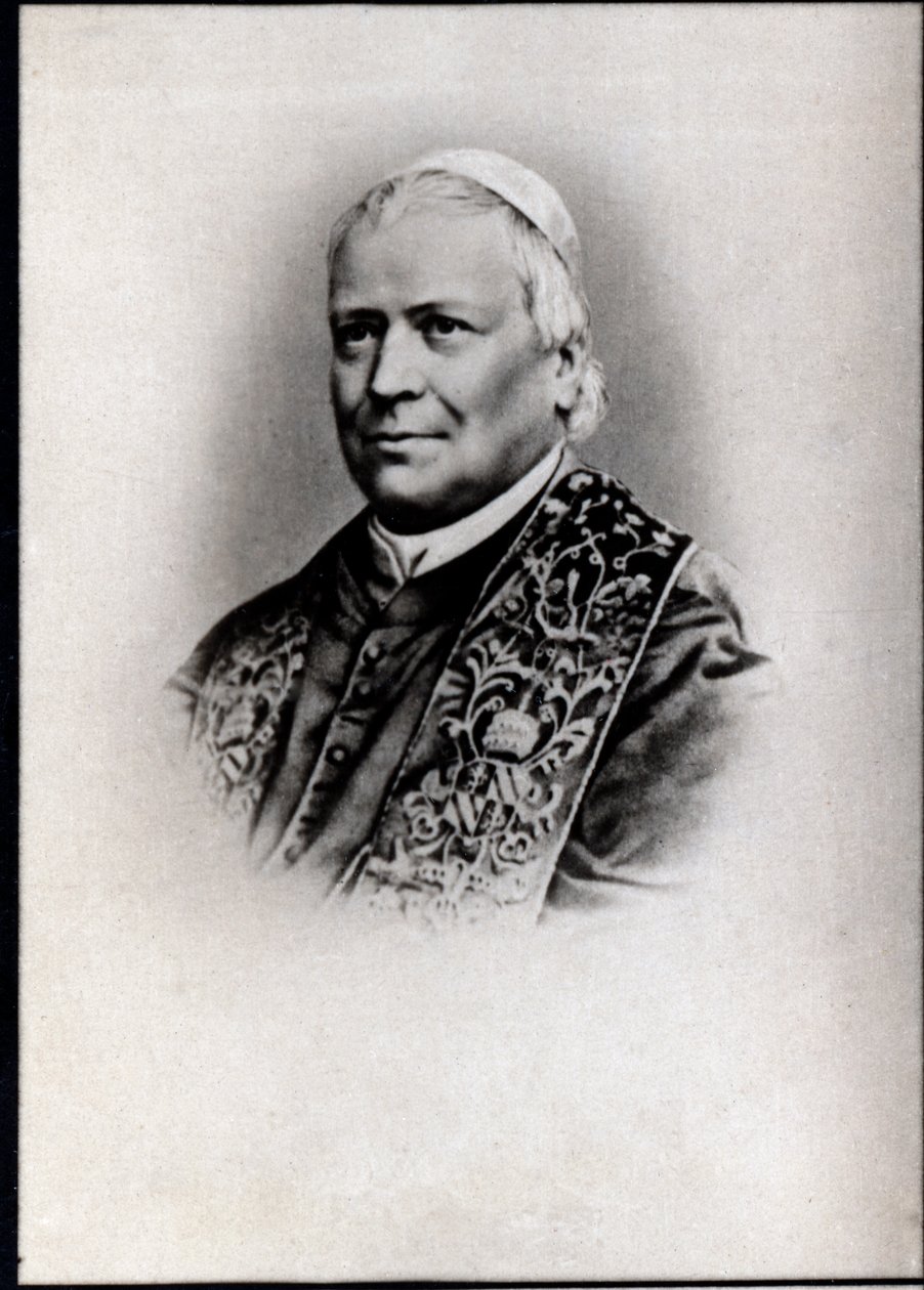 Ritratto di Papa Pio IX (1792-1878) da French Photographer