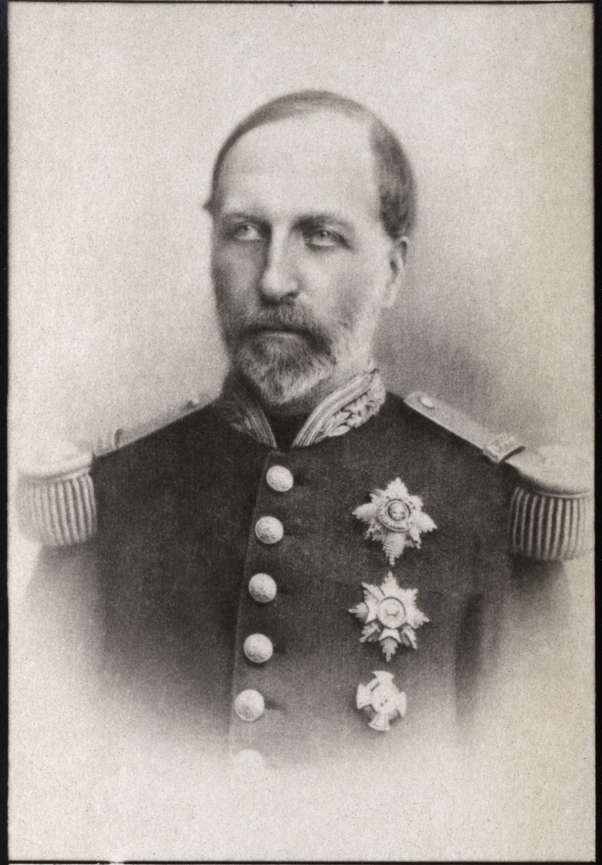 Ritratto del Principe Filippo del Belgio (1837-1905) da French Photographer