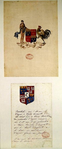 Stemma di Honoré de Balzac (1799-1850) da French School