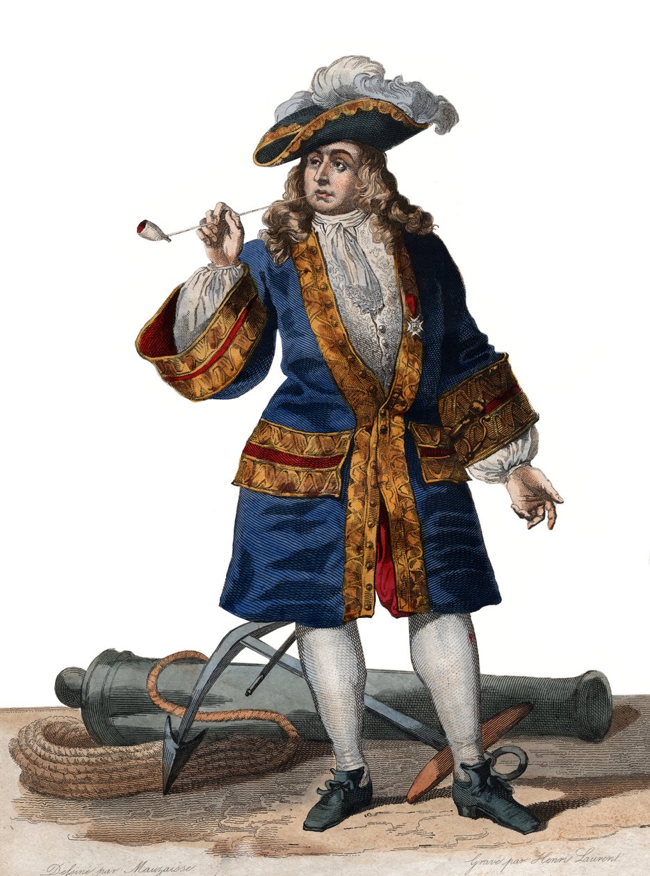 Ritratto di Jean Bart (1650-1702), corsaro francese da French School