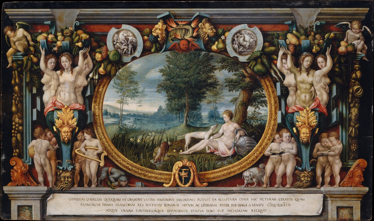 La ninfa di Fontainebleau, c.1575-99 da French School