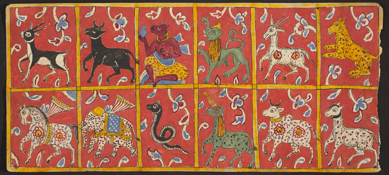 Manoscritto tantrico Sangrahani Sutra, fine XVI secolo da Indian School