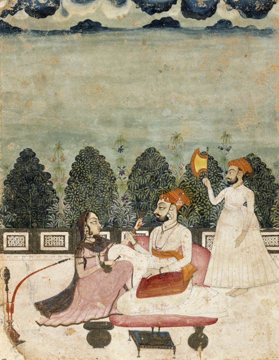 Senza titolo (due uomini e una donna sulla terrazza) da Indian School