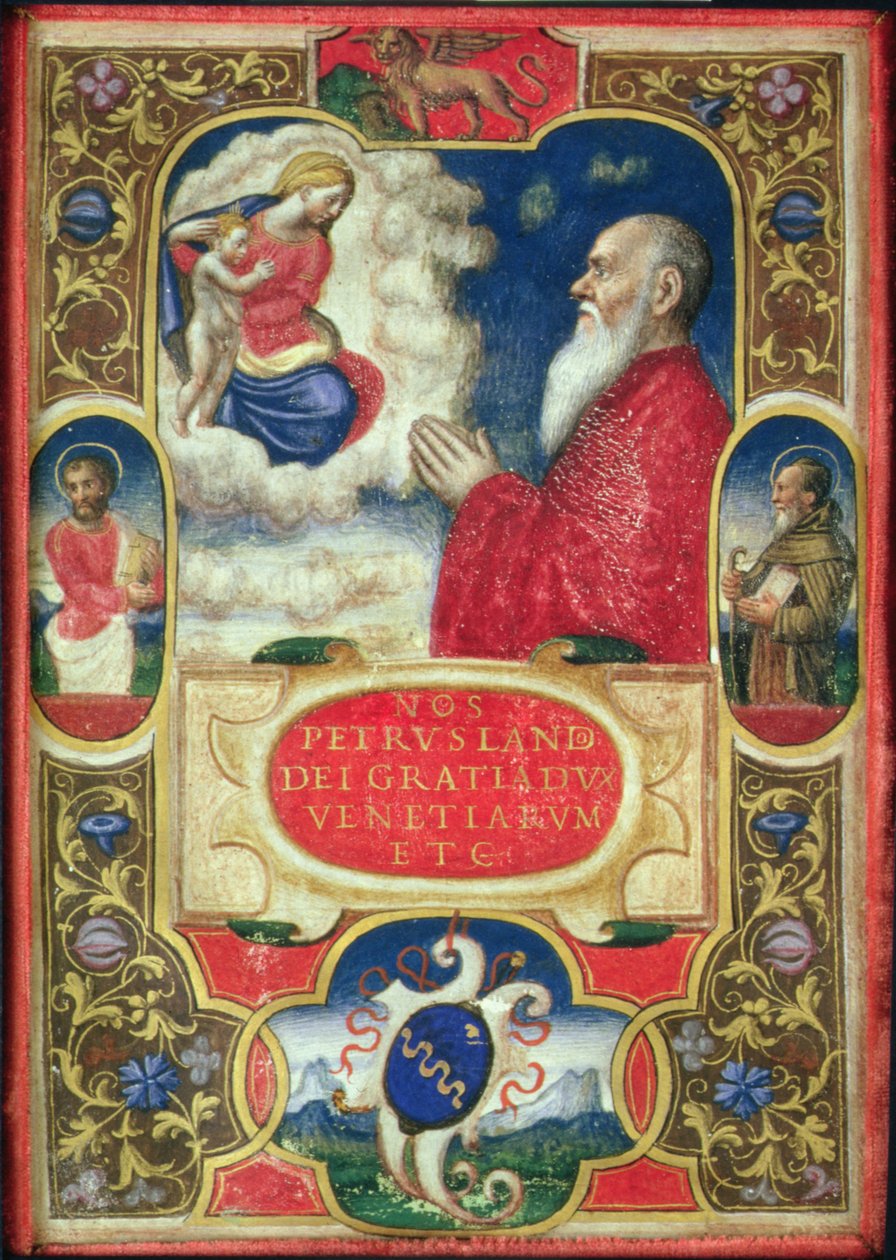 Antonio Marcello che prega la Vergine Maria, c.1540 da Italian School