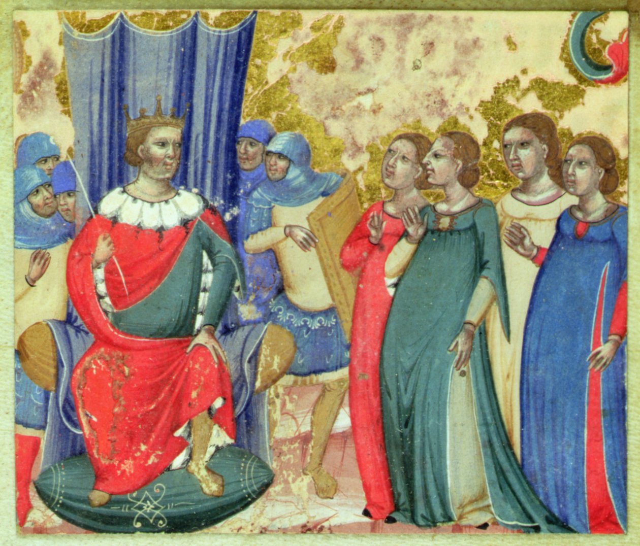 Salomè chiede a Erode la testa di San Giovanni da Italian School