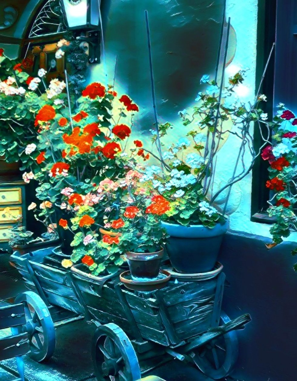 Fiori al chiaro di luna. da Margareta Uliarte