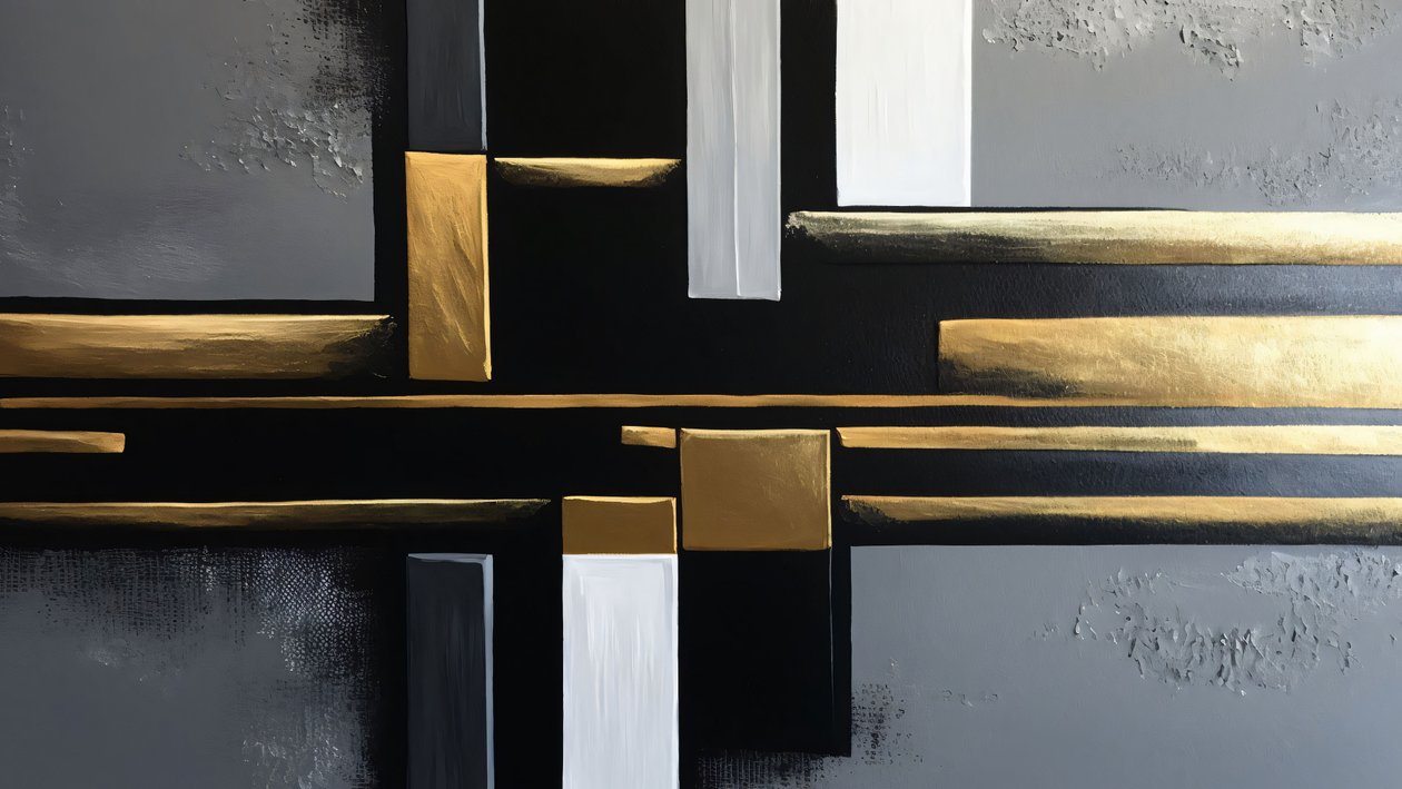 Colore nero e oro Terapia d
